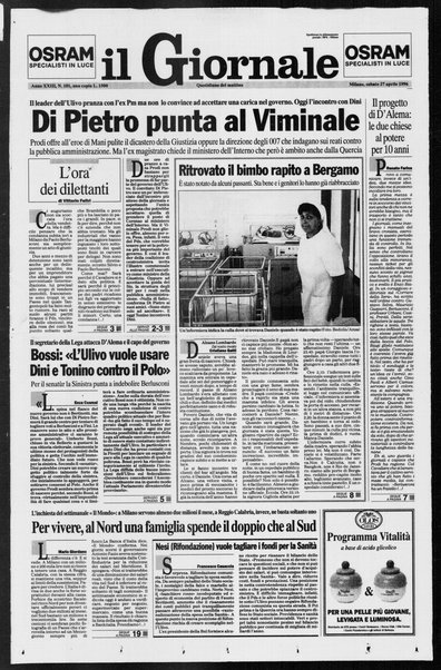 Il giornale : quotidiano del mattino